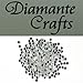 300 x 2mm Clear Round Diamante Loose Flat Back Rhinestone Gems - created exclusively for Diamante Crafts
