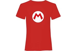 Super Mario Badge Mario Unisexe Sweat-Shirt à Capuche Rouge Regular/Coupe Standard