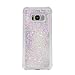 Produktbild Aearl Samsung Galaxy S8 Hülle Niedlich Glitzer Dynamisch Bewegen Flüssig Handyhülle Durchsichtig Dual Layer TPU Stoßfest Bumper Weich Cover für Samsung Galaxy S8 - Rosa Herz