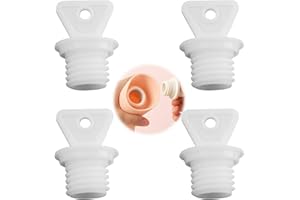 AISIKOO 4 Stück Wärmflaschen Verschlussstopfen – Ersatzdeckel für Elektrische Wärmflasche, Fashy Wärmflasche, Wärmflasche Elektrisch & Wärmflasche Fashy mit Gewindeverschluss