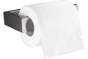 Flybath Porte-papier Toilette ouverte sans Couvercel Support-Papier cuisine en SUS 304 Acier Inoxydable Argent Brossé Salle de Bain cuisine Porte-rouleau Mural