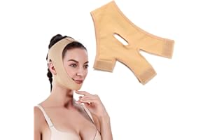 ZOPJUMA Sangle pour le visage, Masque en forme de V,Masque Lifting Visage,Réutilisable Masque En Forme De V,Peut être utilisé à tout moment
