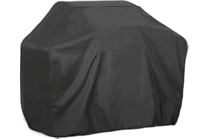 ELR Barbacoa Funda Robusta Protectora para BBQ Cover 74in BBQ Cubierta Impermeable para Weber Gas Parrilla Protector Brinkmann Smoke Char Broil y Jenn Air Eléctrico Grill Jardín al Aire Libre