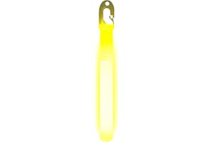 ENERJARY Survival School 6" Military Grade Safety Light Stick - Yellow x 10