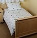 Roald Dahl - Fantastic Mr Fox - Writing - Cot Bed / Junior Duvet Cover & Pillowcase - Cotton - UK Made