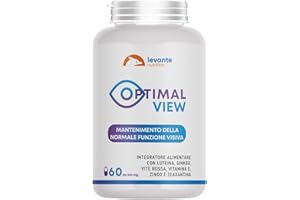 LEVANTE GROUP Luteina e Zeaxantina Alto Dosaggio Integratore Occhi Vista con Ginkgo Zinco Vite Rossa Vitamina E Made in Italy 60 Capsule