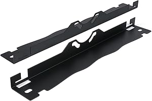 Mulcort Plaques d'outils d'alignement des Orteils Robustes, 2 plaques d'outils d'alignement de Roues en Acier Inoxydable avec Trous de Suspension, pour Un Rangement Mural Facile(Noir)