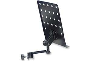 Stagg MUS-ARM 1 Plaque de support avec bras Taille S Noir