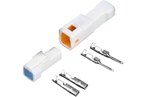 CNKF 5 Sets JST Series Mini waterproof Housing 2Pin 02T/02R-JWPF-VSLE-S Male And Female Plug Automotive Connector