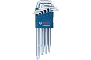 Bosch Professional set de 9 clés coudées Torx (10,0 - 50,0 mm)