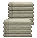 Produktbild Gallant 10 tlg Gästehandtücher 30 x 50 cm Gästetücher grau silbergrau 100% Baumwolle Frottee Handtücher Set grau hellgrau