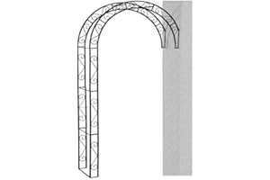 Siena Garden Rosenbogen Cambridge, Halbbogen, Rankhilfe, verziert, 245cm, 732696