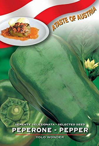 Franchi Seeds of Italy"Green Pepper Yolo Wonder" Seeds