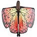 Produktbild ClearanceSaingace® Damen Butterfly Wings Schals,Frauen 168*135CM Weiche Gewebe Schmetterlings Flügel Schal Feenhafte Damen Nymphe Pixie Weihnachten Cosplay Kostüm Zusatz Women Scarf (Orange I)