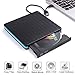 Produktbild External DVD CD Drive USB 3.0 Type-C, JFUNE Slim Externes CD/DVD Laufwerk DVD ROM Recorder Brenner für Notebook/MacBook Pro/iMac/MacBook Air/Desktop, unterstützt Windows 10/7/8/XP/Vista/Linus/Mac OS