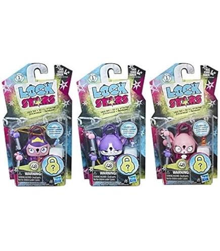 Pack De 2 Cadenas Lock Stars - Collection Hasbro - N/A - Enfant - 0.00