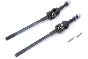 Tbest Eje de transmisión, Eje de transmisión Universal CVD Delantero Adecuado para Modelo de vehículo axial SCX10 II 90046 90047 RC