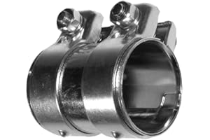 BITS4REASONS E-TECH EC003 NEW MODEL HEAVY DUTY ADJUSTABLE EXHAUST PIPE JOINER/CONNECTOR 39MM TO 41MM, 125MM LONG