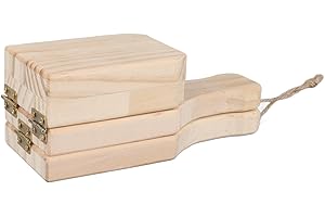 TOPINCN Presse-plantain en Bois, Idéal pour les Tostones, Patacones, Matériau en pin.