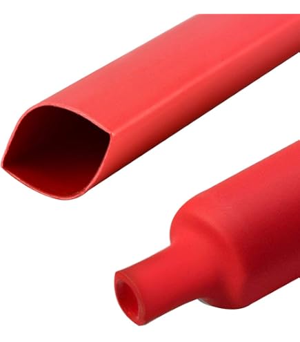XHF Doppelwand-Schrumpfschlauch 50 Mm – Wasserdicht, Klebstoffbeschichtet, UL/CSA-zertifiziert, Rot