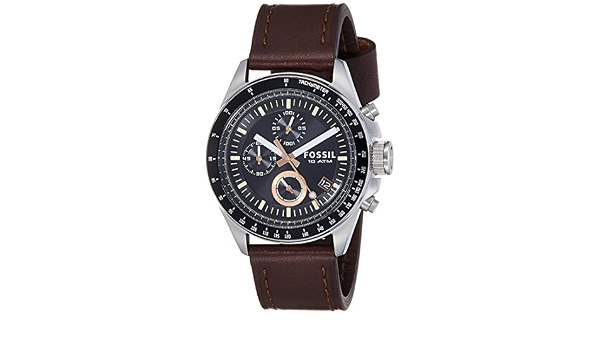 Buy Fossil Chronograph Black Dial Men's 