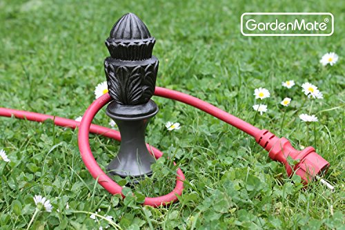 GardenMate® Dekorative Schlauchführung Kabelführung Pinienzapfen - 4