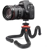 Travel Tripod, Lammcou Flexible Tripod Unbreakable 3in1 Cell Phone Tripod for Canon Nikon Sony DSLR Cam + Gopro Action Cam + iPhone/ Samsung/ LG Huawei Sturdy Tripod