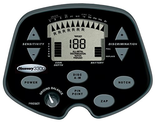 Bounty Hunter Discovery 3300 Metalldetektor Metallsuchgerät mit 11-Segment-Zielobjekt-Identifizierung - 5
