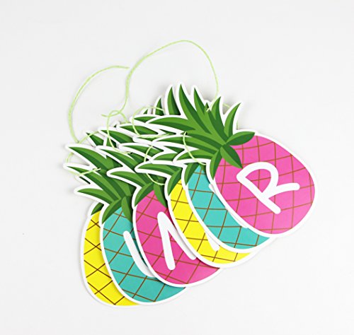 Ananas Girlande SUMMER Buchstaben Banner Sommerparty Dekoration von SUNBEAUTY - 8