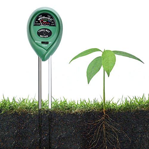 zedela 3 en 1 Testeur de Sol Solide,Humidite PH et Lumiere pour Jardin Bonsai Plantation-002