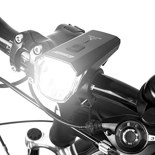 Gregster LED Fahrradbeleuchtung, Fahrradlampen Set mit Frontlicht, Rücklicht, USB Ladekabel und Halterung – helles Fahrradlicht für beste Sicht - 6