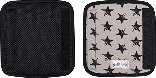 Gurtpolster Gurtpolster Set – universal für Babyschale, Buggy, Kinderwagen, Autositz (z.B. Maxi Cosi City SPS, Cabrio, Cybex Aton usw.)Janabebe® Dark Sky - 3