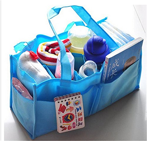 Affe Mummy Bag Bottle Storage Multifunctional Separate Bag, Blue