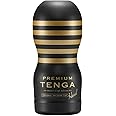 TENGA Premium Original Vacuum Cup Strong, Black, Standard (Insertion Depth ≈ 15cm, Width ≈ 4.5cm)