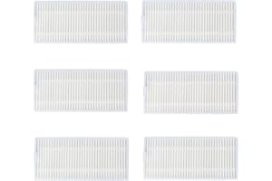 AOTENGOU Filtro de Accesorios de Repuesto para Cecotec Conga 7090 IA 6090 Ultra 5090 5490 Robot Aspirador 6 Paquetes de filtros