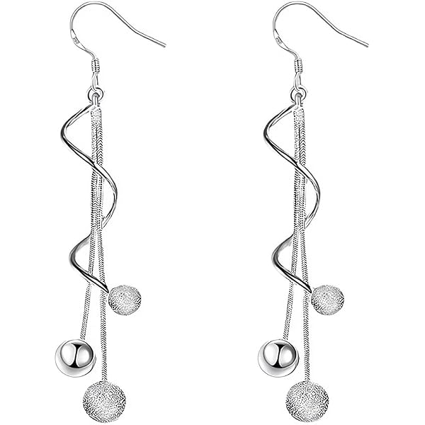 Aurora Tears Orecchini da donna in argento sterling 925, con