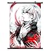 Produktbild Yovvin Tokyo Ghoul Rollbild Kakemono aus Stoff Poster, Kaneki Ken Kamishiro Rize Wanddekoration(M) (Kaneki Ken 01, S)