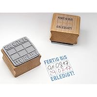Stempel für todo-Liste, deadline, Kalender, Büro, Schule, Studium, Job