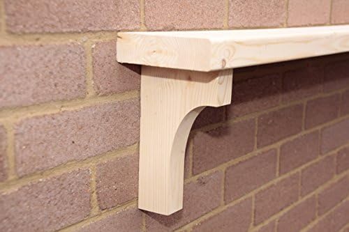 Pine Corbel, Shelf Bracket/Support Half T Design