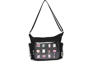 CHERRY SAUCE Ita Bag Umhängetasche aus Segeltuch für Anime-Pins