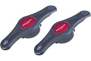 Westmark 2 otwieracze kombi/wielofunkcyjne, rozpuszczają próżnię słoików do konserw, długość: 14,7 cm, śmigło, 4 w 1, antracytowy/czerwony, 105122E3