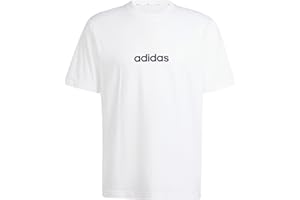 adidas Essentials Linear Single Jersey Tee T-Shirt Uomo (Pacco da 1)
