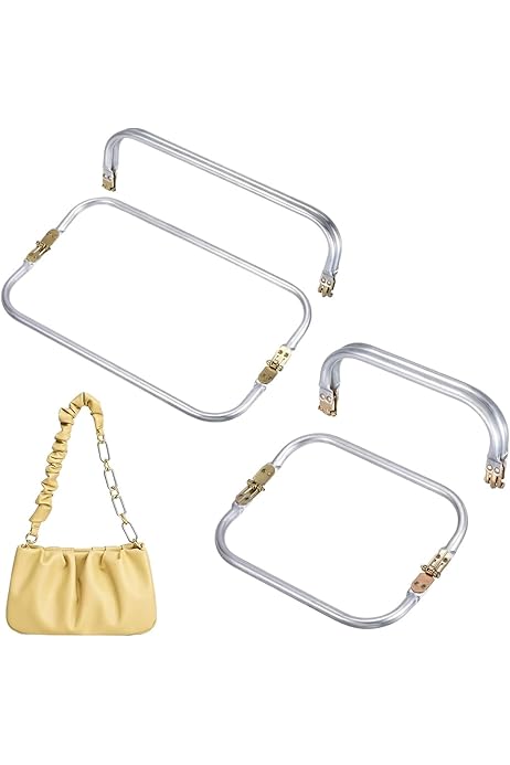 Chiusura Per Borsa A U - 4 Pezzi Cornice In Alluminio Per Borse Fatte A Mano - Foto 6