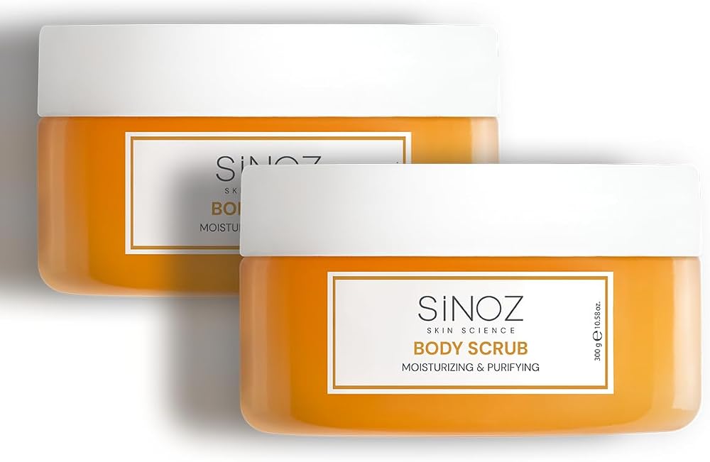 SinozBody Scrub Besleyici Arındırıcı Nemlendirici Vücut Peelingi (2 X 300 GR)