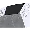 eXtremeRate Black Replacement Touchpad for PS5 Controller, Soft Touch Custom Part Touch Pad with Tool for DualSense 5 Controller - Controller NOT Included
