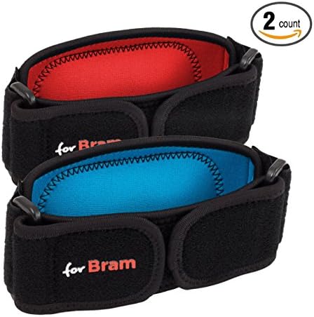 Best Tennis Elbow Brace with Compression Pad (2-pack), Effective Pain Relief for Tennis, Golfers Elbow, Prevents Elbow Tendonitis, Provides Elbow Support, Premium Quality, Immediate help, Bonus E-book
