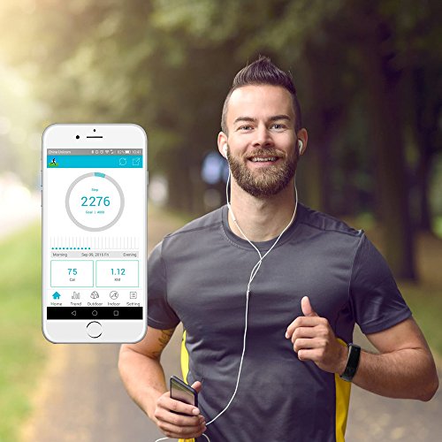 Fitness Armbänder Yarrashop Wasserdichte Smart Armband Herzfrequenz-Monitor Sport Wristband Fitness Tracker Multi-Sport-Modus Gesundheit Monitor Pedometer Anruf Nachricht Erinnerung für IOS Android Phone - 6