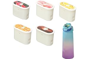 ERKIC PEXIVOZ 5 Pods Cialde Aromatiche Compatibili Air Bottiglia d'acqua,Cialde Aromatiche,Cialde Aromi Frutta Profumate