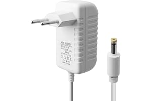 QAUM 15W Netzteil für Echo Dot 3rd 4th 5th Gen, 2M 12V 15W 1.25A Power Supply für Echo Show5 1st 2nd Gen Echo Spot Echo Dot Kids Edition Fire TV Cube, Ladegerät Netzadapter Ladekabel Netzteil