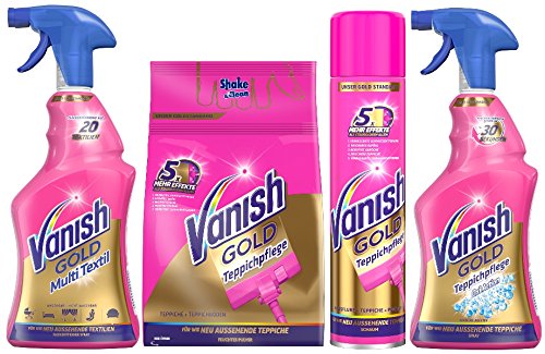 Preisvergleich Produktbild Vanish Sauberer-Teppich-Paket mit 4 Artikeln